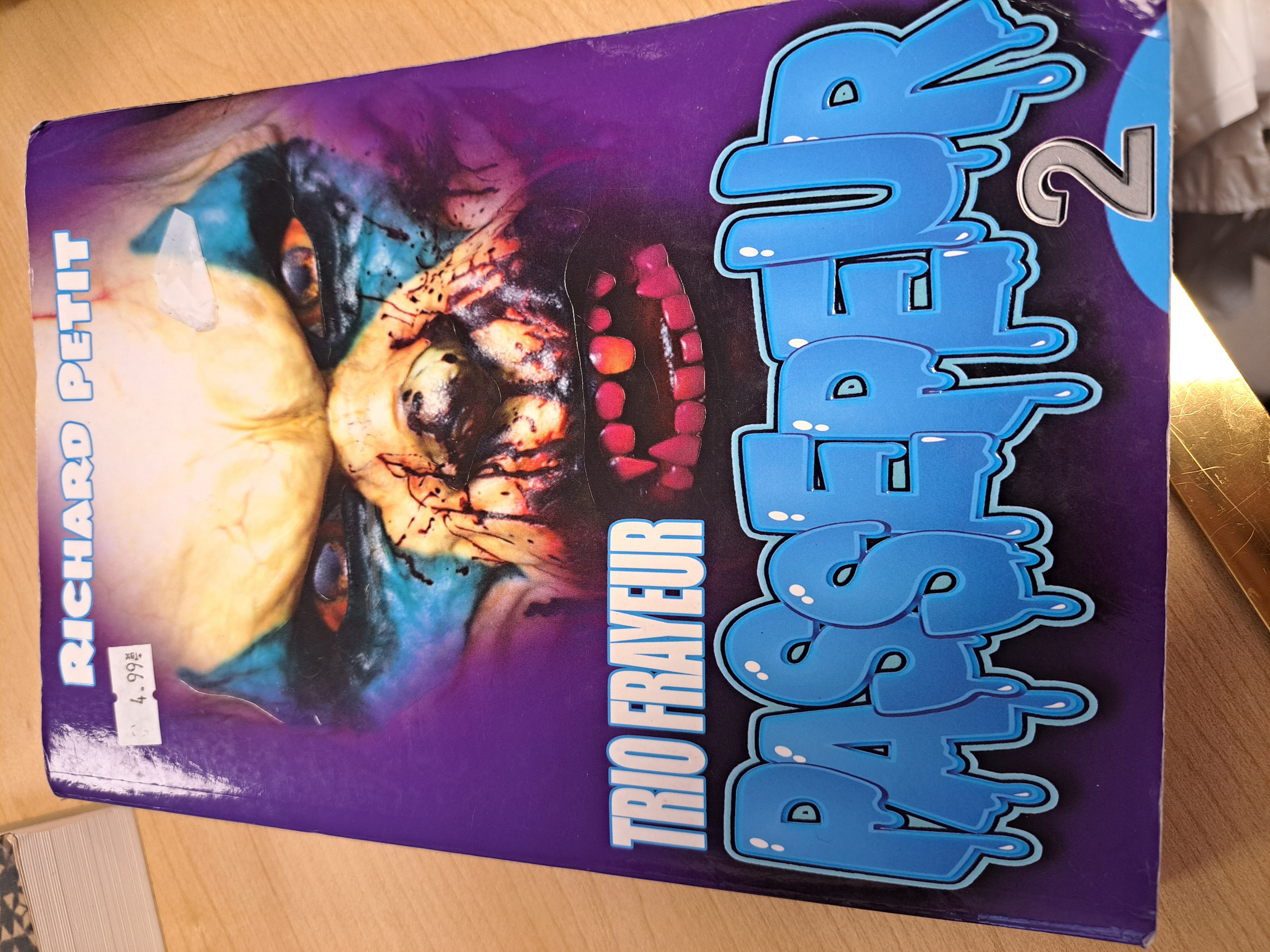 Trio Frayeur Passepeur no 2 Richard Petit livre usagé